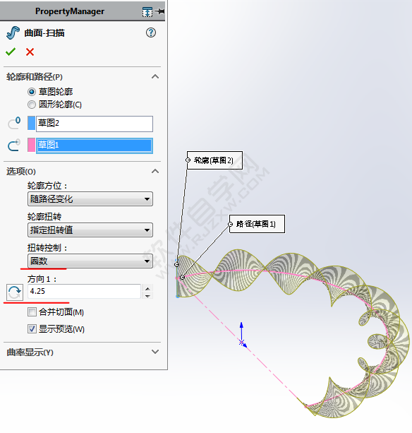 双螺旋DNA手链用SolidWorks怎么画