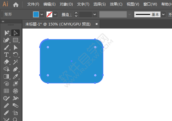ai矩形怎么变圆角