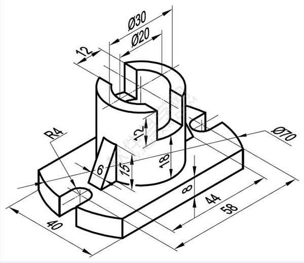 solidworks新手练习图纸的绘制