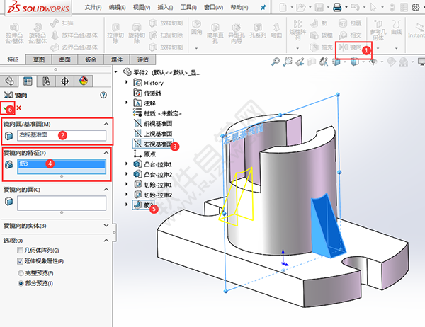 solidworks新手练习图纸的绘制