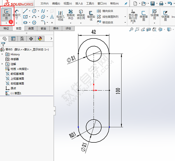 简述solidworks创建零件过程