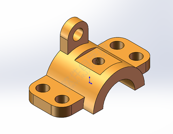 SolidWorks建模练习题用拉伸切除