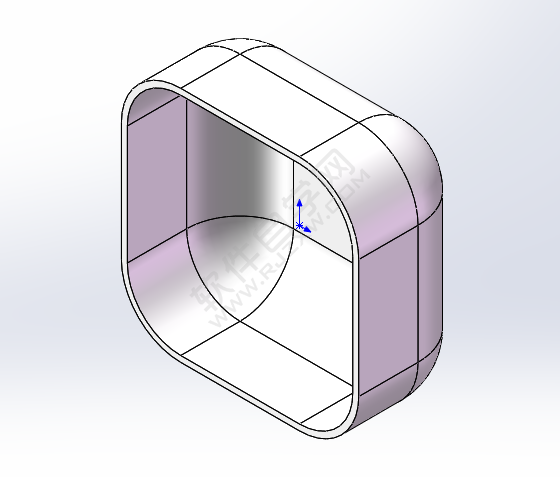 solidworks如何抽壳一部分