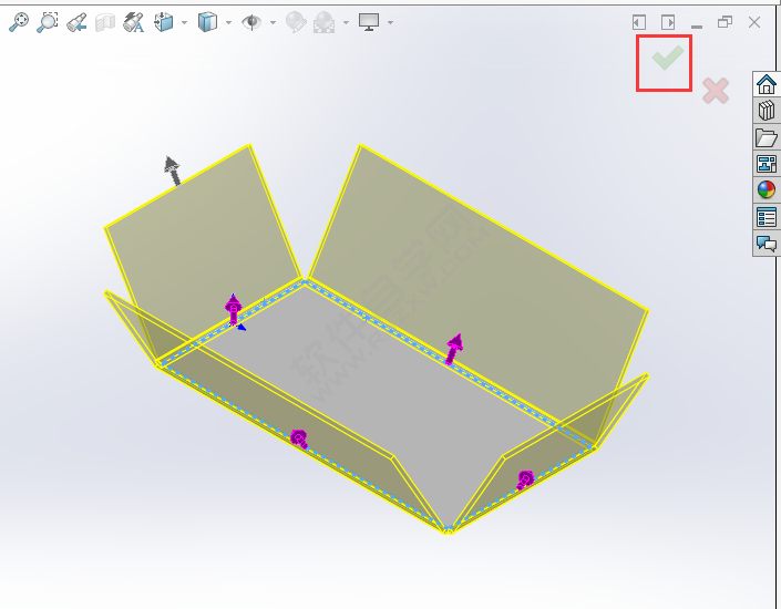 solidworks边线法兰用法和步骤