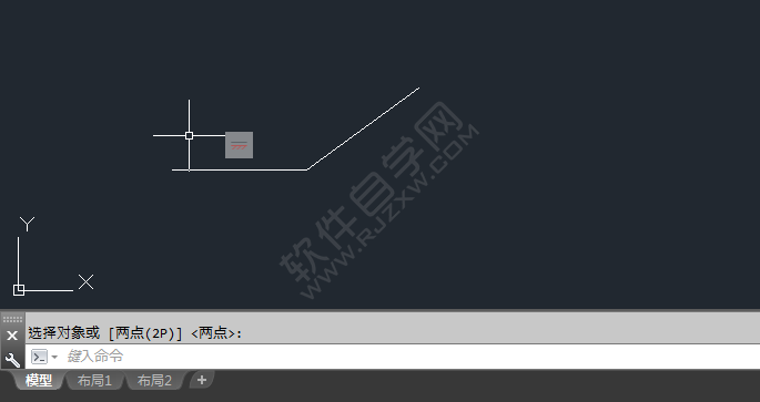 cad的斜线怎么水平约束成直线