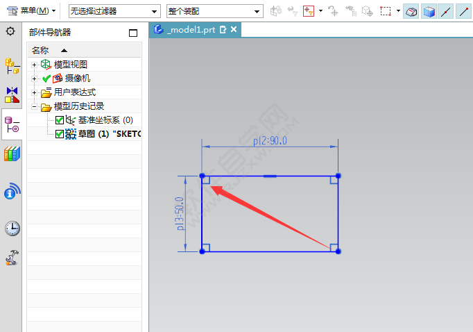 ug怎么偏置移动曲线