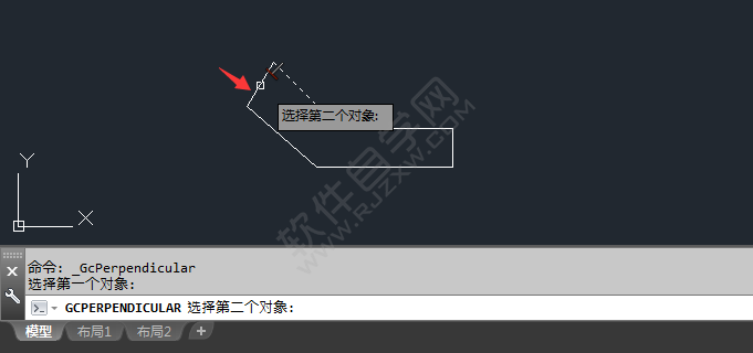 cad怎么垂直约束