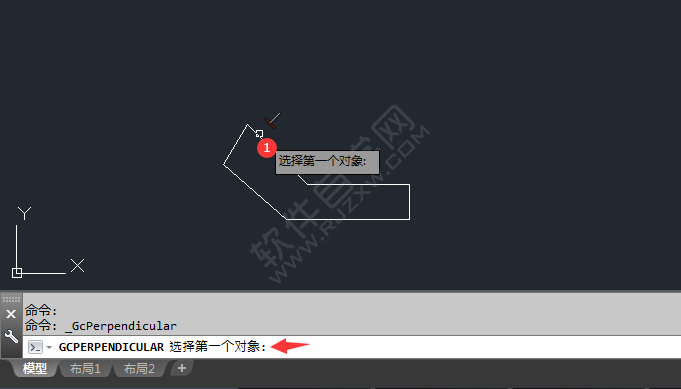 cad怎么垂直约束