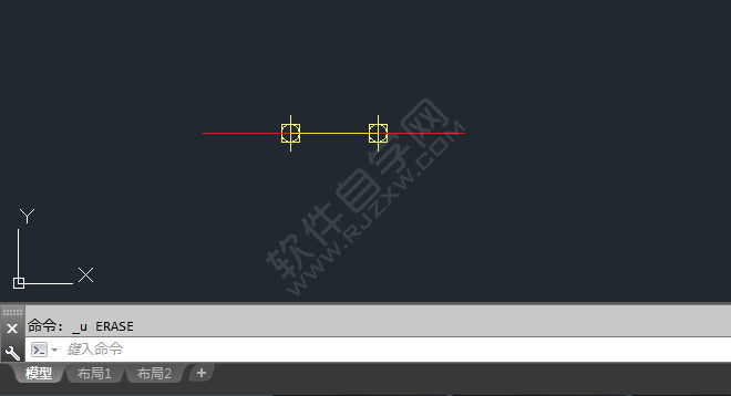 cad怎么把直线三等分