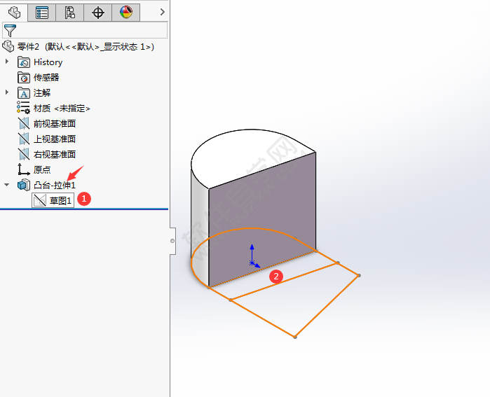 solidworks怎么二次拉伸