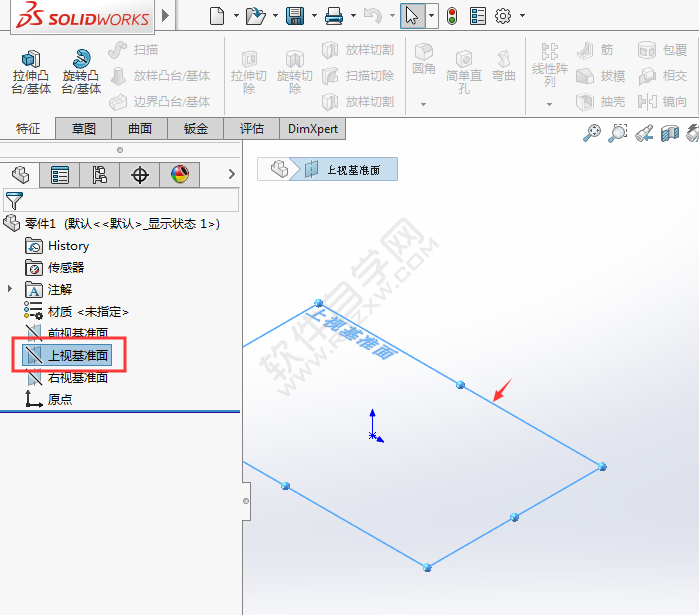 solidworks怎样直接拉伸面