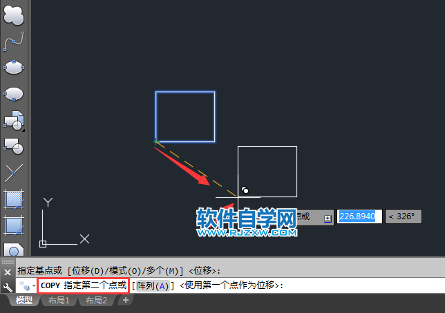 CAD单个模式复制的方法