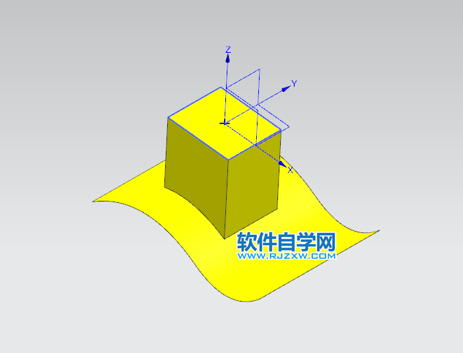 ug一个面拉伸到另一个面