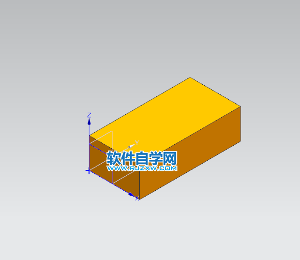 ug两个对角点创建长方体的方法