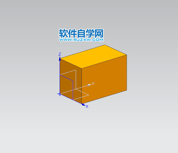 ug以原点和边长创建长方体的方法