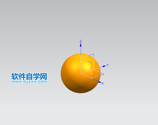 ug中心点和直径画球体的方法