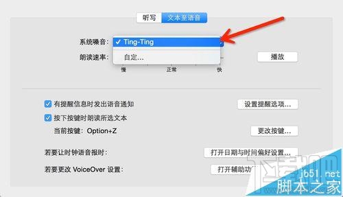 mac os x中怎么设置语音输入和语音播报？