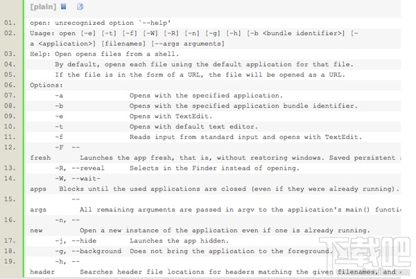 如何在Mac os终端下打开APP应用程序