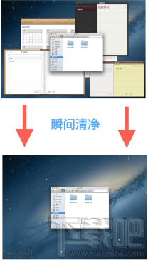 苹果MAC系统怎么隐藏所有其它窗口快捷键