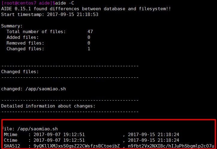 Linux如何基于AIDE检测文件系统完整性