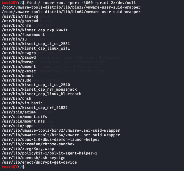 Linux使用suid vim.basic文件实现提权