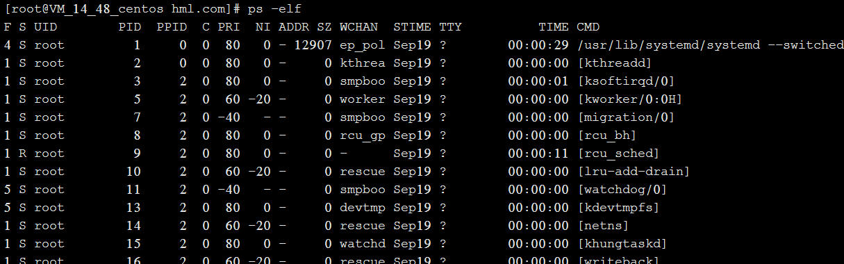 LINUX查看进程的4种方法(小结)