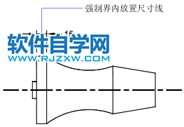 CAD2020关于适应尺寸界线内的标注文字