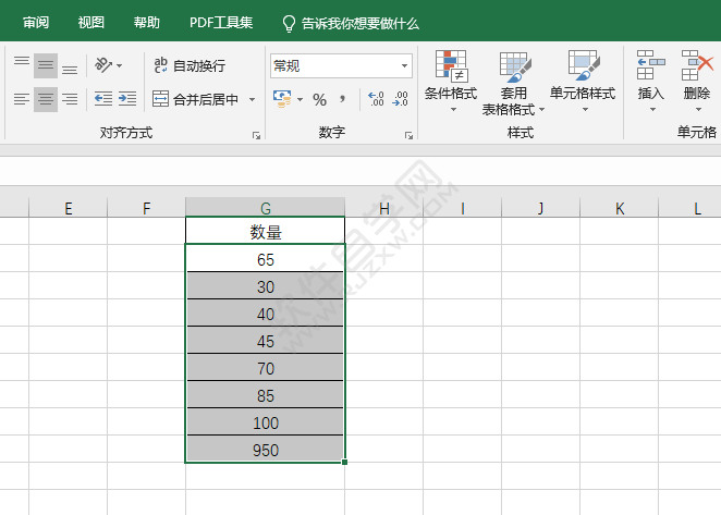 EXCEL单元格大于70设置为浅红色填充的方法