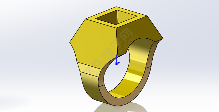 SolidWorks怎么画戒指零件图