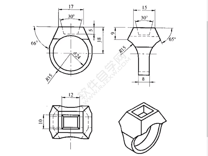 SolidWorks怎么画戒指零件图