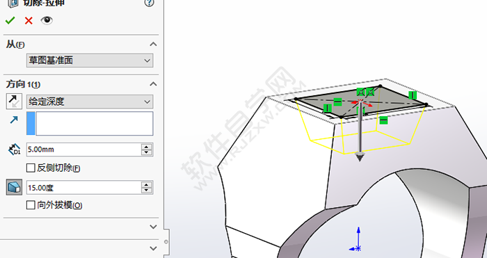 SolidWorks怎么画戒指零件图