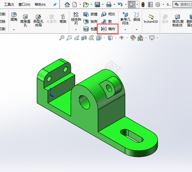 solidworks镜像命令在哪