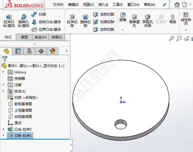 solidworks圆周阵列怎么使用