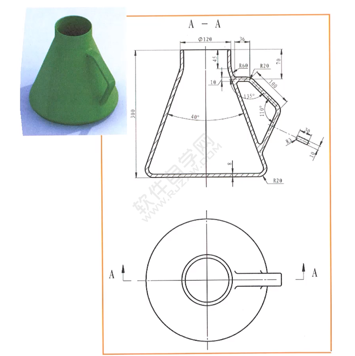 SolidWorks水壶零件的做题步骤