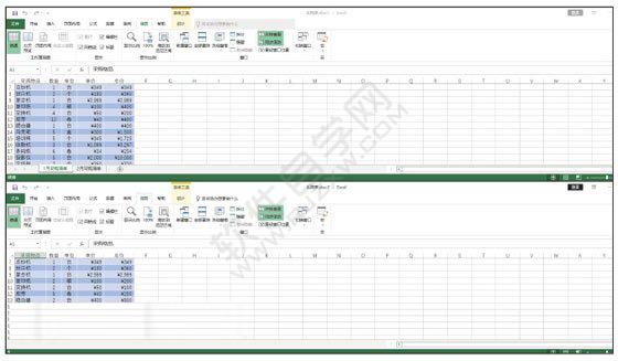 Excel2019排查看工作簿窗口的方法