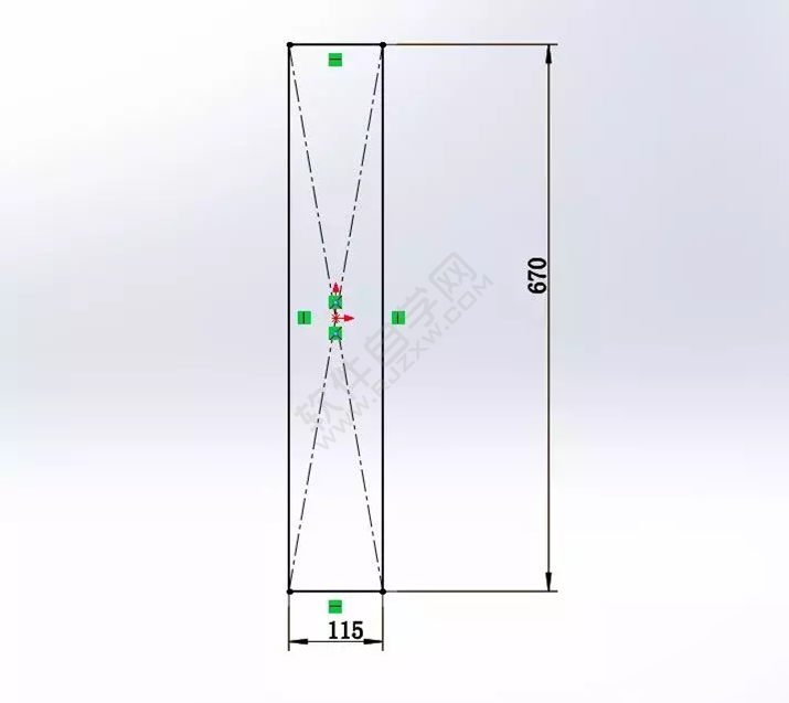 solidWorks建模练习拉伸切除一张桌子