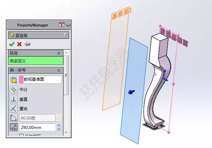 solidWorks建模练习拉伸切除一张桌子