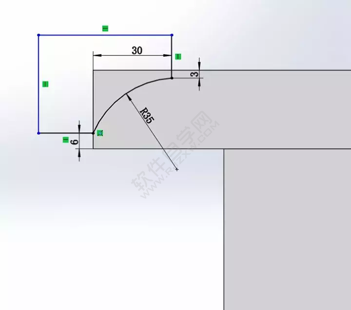 solidWorks建模练习拉伸切除一张桌子