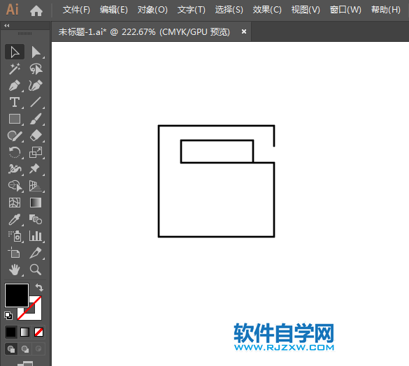 钱夹皮带标识用AI绘制的方法