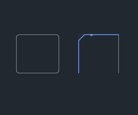 cad如何画倒角和圆角的方法