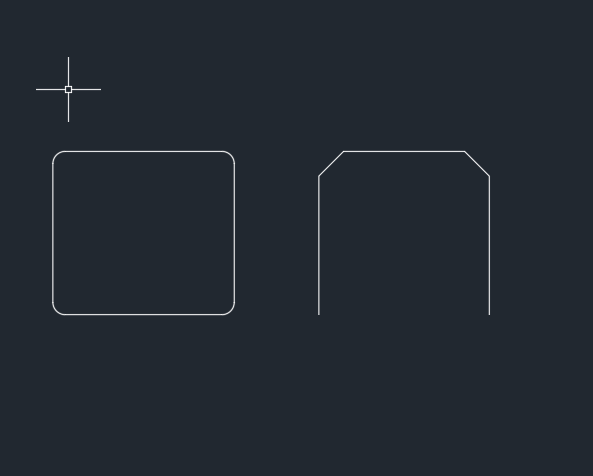 cad如何画倒角和圆角的方法