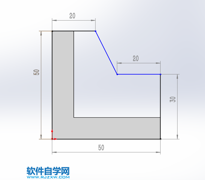 solidworks实体建模新手用拉伸、倒圆角完成