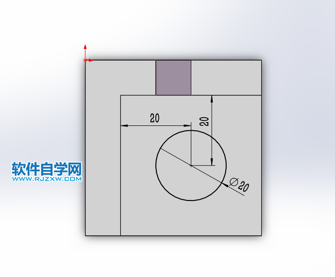 solidworks实体建模新手用拉伸、倒圆角完成