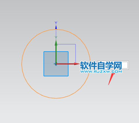 UG草图中怎么画直径100的圆