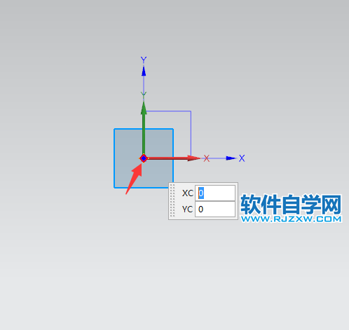 UG草图中怎么画直径100的圆