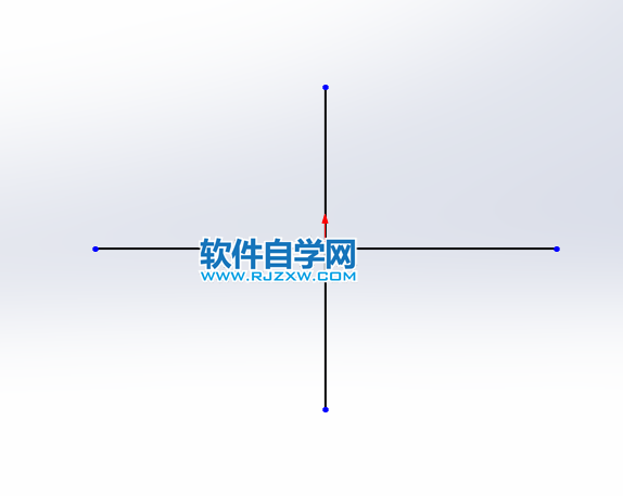 初学者怎么画solidworks草图中心线