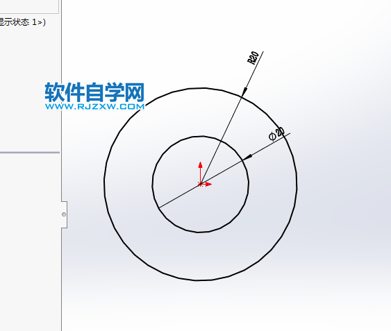 solidworks草图圆怎么指定半径或直径