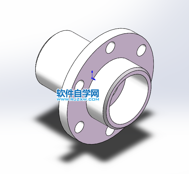 solidworks绘制轴套零件的思路