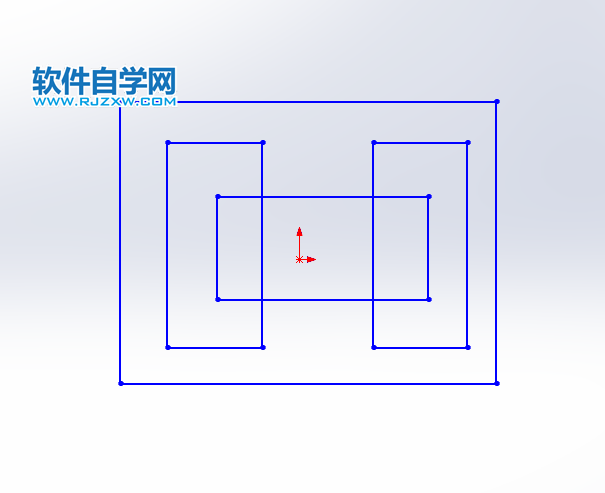 solidworks草图绘制尺寸定位练习三