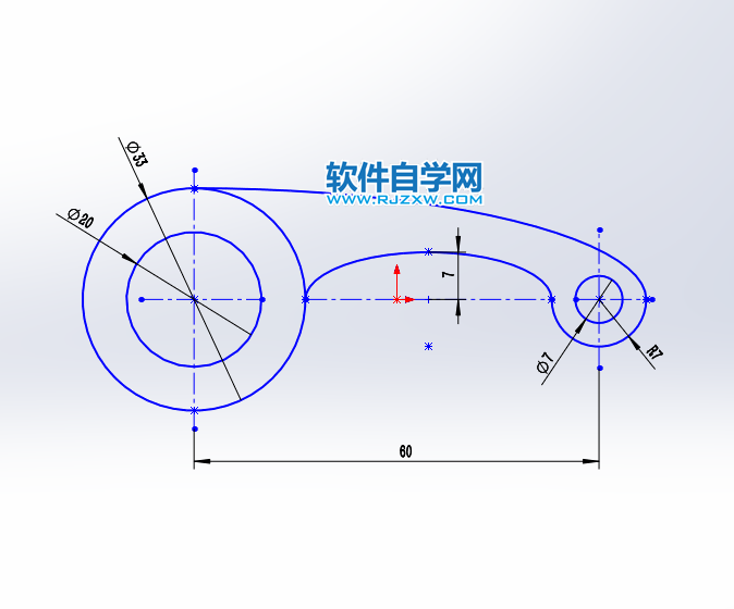 solidworks绘制草图练习二